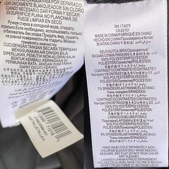 BCBGMAXAZRIA one-Shoulder ruffle glitter panel evening gown maxi dress black 0 - Picture 13 of 13